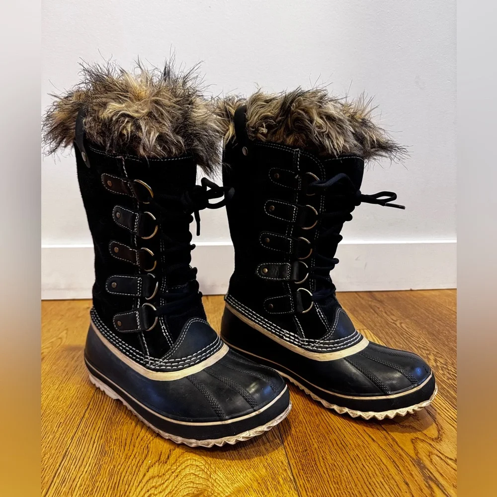 Sorel Black Joan of Arctic Winter Boots - Picture 2 of 7